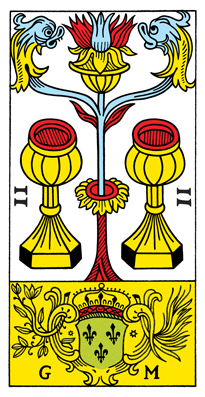 2 of Cups